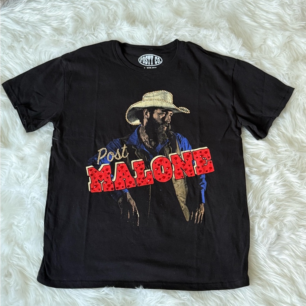 Rhinestone Post Malone Shirt